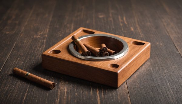 Cendrier en bois : un accessoire chic pour amateurs de cigares